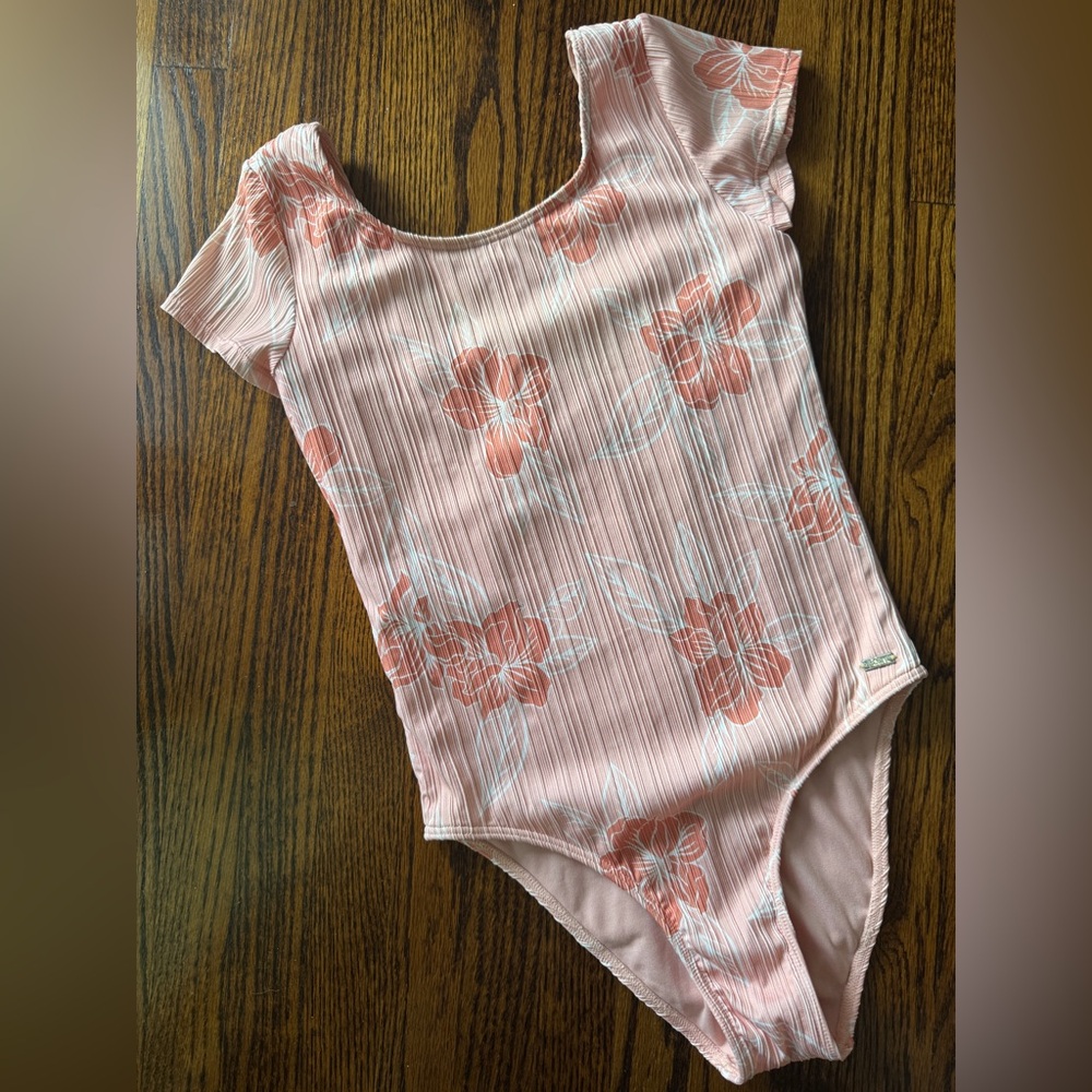 Roxy - Floral Pink swimsuit one-piece